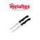 Metaltex Basic Set of 2 Table Knives 22cm &ndash; Modern and Durable Stainless Steel Knives