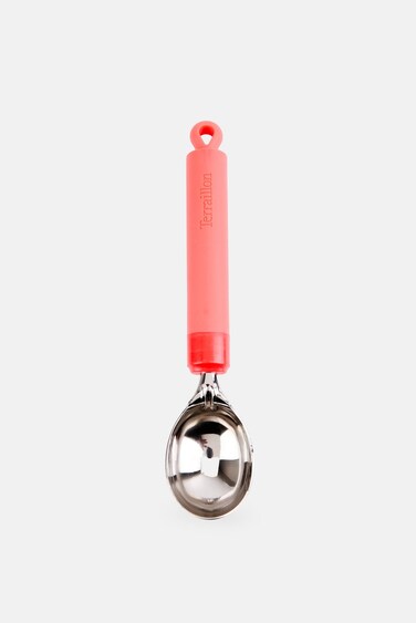 Stainless Steel Ice Cream Scooper, Red