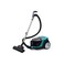 Bagless Vacuum Cleaner &ndash; 2500W, Remote Handle, LED Display, Auto Cord Rewind, Black/Turquoise