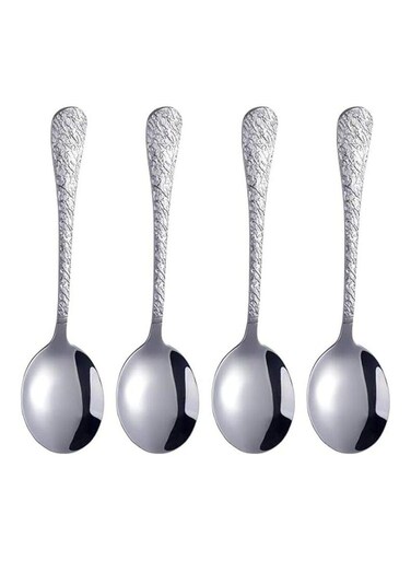 Stainless Steel Soup Spoons-18CM-Set Of 4 Pcs