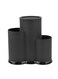 Universal Knife Holder &acirc;&euro;&ldquo; 3-in-1 Kitchen Organizer, Drying Rack &amp; Utensil Storage, Black