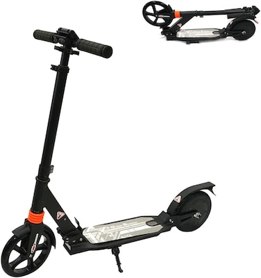 Crony C2 200W 4AH Children Aluminium Folding Scooter, Max Speed 15Km/H, Distance 6-10Km, Easy Foldable, Shock Absorption Front &amp; Rear