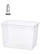 container, large rectangular/plastic10.6 l