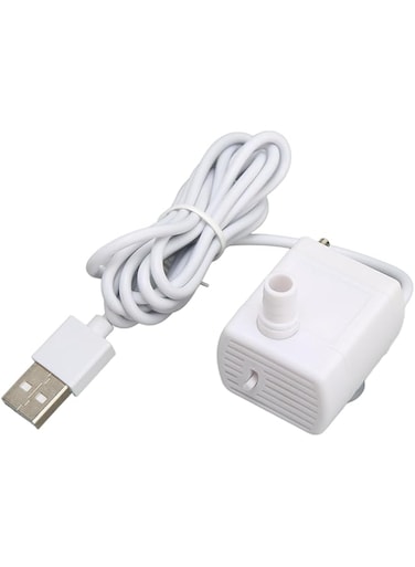 Cryfokt Pet Water Fountain Pump, Cat Fountain USB Powered Quiet DC Brushless Motor Removable 5V for Replacement