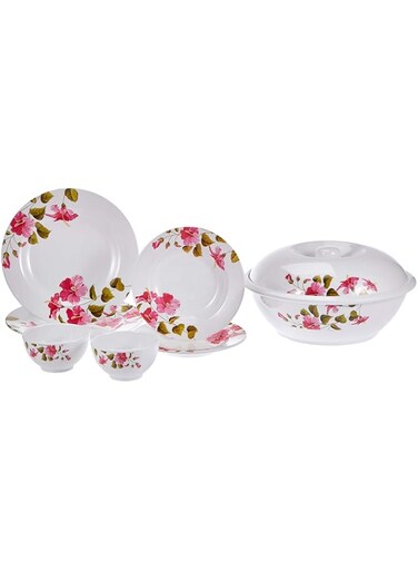 Flamingo Soup Bowl, Multi-Colour, 10 Inches, Fl9121Cmw, 7 Pieces
