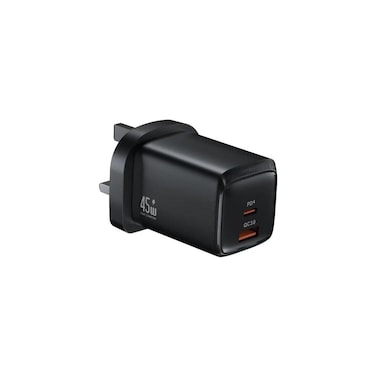 G-Charge Series 45W Dual Port Wall Charger PD &amp; QC Fast Charging UK Plug