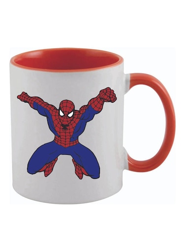 Spiderman Printed Ceramic Mug Multicolour