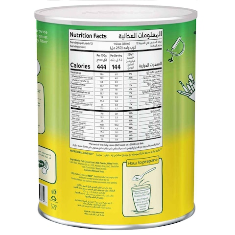 Nestle Nido Fortified Milk Powder Rich In Fiber Tin 400g