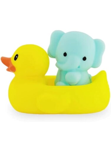 Infantino Safety Temperature Bath Pals Baby Water Toys From 0 Months and Above - Multicolor