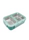 Bento Lunch Boxes, Leak Proof Stainless Steel Lunch Box for Kids, BPA Free Bento Box for Kids and Adults   Tiffin Box for Office and School (Green, 700 ML, 2 Compartment)