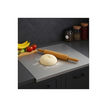 Stellica Stainless Steel 30X40 cm Single Twist Metal Countertop Protector Multi-Purpose Cutting Board
