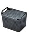 Medium Urban Store Basket Grey 30.5 x 23.5 x 23cm