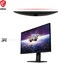 MSI G274QPX, 27-inch Gaming Monitor, 2560 x 1440 (QHD), Rapid IPS, 1ms, 240Hz, G-Sync Compatible, HDR 400, HDMI, Displayport, Tilt, Swivel, Height Adjustable, Pivot,Black