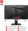 MSI G274QPX, 27-inch Gaming Monitor, 2560 x 1440 (QHD), Rapid IPS, 1ms, 240Hz, G-Sync Compatible, HDR 400, HDMI, Displayport, Tilt, Swivel, Height Adjustable, Pivot,Black