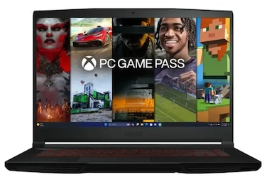 MSI THIN GF63 12UCX-898US Gaming Laptop, Intel Core i5-12450H, 8GB RAM, 1TB SSD, 4GB NVIDIA Geforce RTX2050, 15.6-inch FHD IPS 144Hz, Windows 11 Home, Black, English Keyboard- International Version