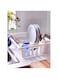 Blueberry Flundra Dish Drainer White 36X12 Centimeter