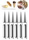 Pieces Stainless Steel Bakeware Pans and Moulds, Cone Shaped and Tubular Shaped Mold for Ice Cream Lady Lock Puff Waffle Pastry