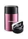 reve max 1000ml Stainless Steel Soup Pot - Vacuum Insulated &amp; Leak-Proof Food Flask - Hot &amp; Cold Meal Container - Wide Mouth Stew Thermos - Portable, Durable, &amp; Eco-Friendly (Rose Red)