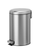 Moon Cover Pedal Bin &acirc;&euro;&ldquo; Stainless Steel Step Trash Can, 5L / 12L / 20L &acirc;&euro;&ldquo; Soft-Close Lid, Sleek Oval Design, Fingerprint-Resistant, for Bathroom, Kitchen, Office, or Bedroom (20 Liters)