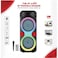 20W BT Portable Party Speaker with Wireless Mic, Remote, and RGB Lighting

