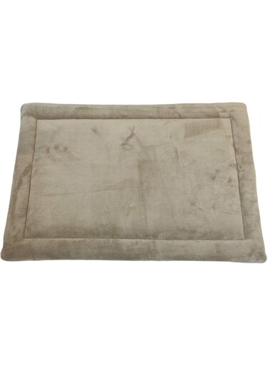 MidWest Homes for Pets Deluxe Micro Terry Pet Bed, Dog Bed &amp; Crate Mat, Taupe, 30-Inch, 29.0" L x 21.0" W x 1.2" Th