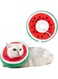 Adjustable Cat Recovery Collar,Cute Cat Collar, Adjustable Cat Cone Collar Soft,Cute Cat Recovery Collar,Cat Cones After Surgery for Kittens (Watermelon, Large)