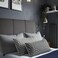 Cloud Nine Upholstered Queen Size Bed (160 X 200 CM) Black Color