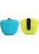 FDTY 2Pcs Dog Treat Pouch, Silicone Dog Training Bag Portable Dog Treat Bags with Magnetic, Closing and Waist Clip, Blue and Green