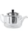 Art Glass Teakettle - 723Ml Capacity, Glass Tea Pot With Infuser, Microwavable, Tea Strainer For Loose Leaf Tea And Blooming Tea