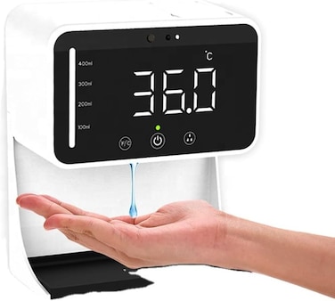 Crony LK90 Automatic Temperature Measurement&amp;Disinfection Machine Automatic Induction Hand Sanitizer Soap Dispenser