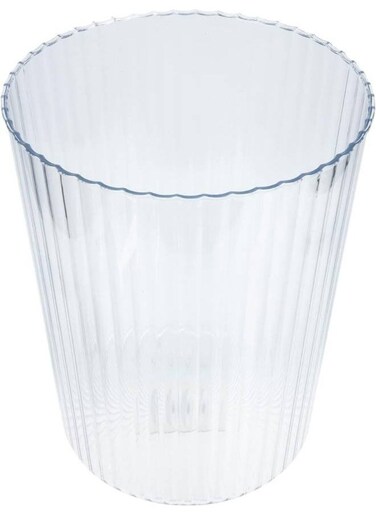 Plastic Buckets 1 PC Round Plastic Waste Basket Clear Trash Can