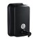 304 Stainless Steel Bathroom Soap Dispenser Simple Hotel Home Wall Mounted Manual Shower Fluid Bottle - 1000ml Black
