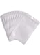 KASTWAVE 100 Pieces Of Food Storage Bag, Resealable Polyester Film Bag, Odor Protection Bag With Zipper And Transparent Window Packaging For Sealing Storage Supplies (7 * 10cm,White)