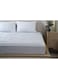 Home Indulgence Fitted Sheet 180x200+33cm-Grey Dawn
