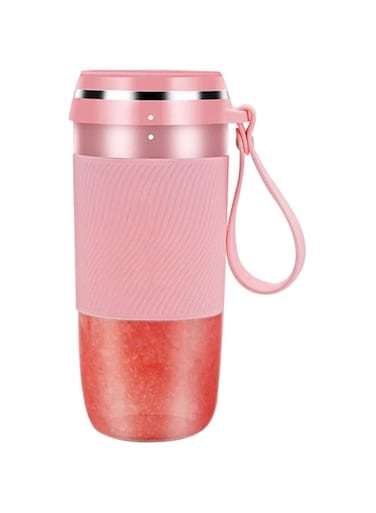Dubai Gallery Portable Cordless Mini Juicer Blender 300 Ml H32045-P Multicolour