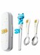 Kids Training Chopsticks, 1 Pair Children, Easy to Use Right Learning for Beginners, Anti-Dislocation Buckle Design, Includes Portable Box