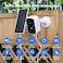 Hiseeu Solar Security Cameras Wireless Outdoor 2 Pack, Battery Powered 3K 4MP wifi Cameras for Home, PIR/AI Motion Detection, Waterproof, Color Night Vision, 2-Way Audio, Cloud/SD Storage (White-1)