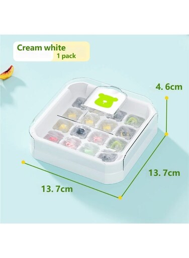 Ice Cube Tray Mold - Easy Release Large Ice Cube Maker for Cocktails &amp; Whiskey, Covered Ice Tray with One-Click Demolding, Airtight &amp; Odor-Proof for Fridge