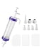 Dessert Decorating Syringe Set, Icing Dispenser Cupcake Filling Injector, 7 Icing Nozzles, 3 Cream Scrapers Frosting Making Dessert Cream Piping Syringe Nozzles Kits for Cake Cookies Decoration