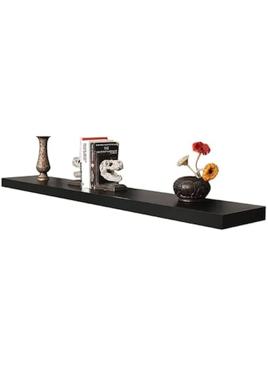 FEELINGS Wall Shelf, Floating Rectangular, 40cm (BLACK)