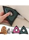 Kyayili 2 Pcs Pet Hair Remover Brush, Triangle Design for Cat &amp; Dog Hair Removal, Mini Fur Detailing Brush for Car, Furniture, Sofa, and Carpet