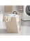 Jorunb Laundry Basket, Foldable Hanging Clothes Basket with Lid and Handle, Breathable Mesh, Laundry Basket Bag, Clothing Storage Bag, Clothing Toy Basket (Khaki)