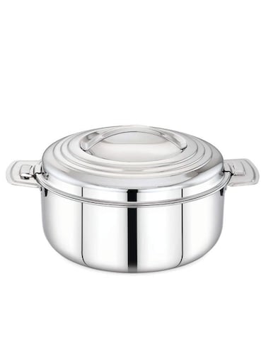 HOTIO Insulated Hotpot 2500ML   Stainless Steel Inner   Thermal Casserole for Hot &amp; Cold Food   Ideal for Home &amp; Dining