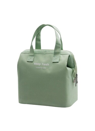 Lunch Bag, Large Capacity Reusable Insulated Lunch Container For Work/Office/Picnic/Travel. (Light Green)