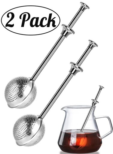 Tea Ball tea infuser for loose leaf tea tea strainers for loose tea stainless steel tea strainer loose leaf tea steeper easy clean tea fine mesh strainer reusable