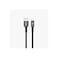USB-A to USB-C Braided Cable 1M &ndash; 18W Fast Charge, Auto Disconnect &amp; LED Indicator