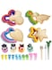 MMMA Sandwich Cutter for Kids 21 Pcs, Nifogo Cookie Cutters and Sealer Set, Bread Decruster Pancake Maker Heart Square Circle Dinosaur Shape DIY Mold for Boys Girls