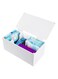 Acrylic Sanitary Napkin Storage Container, Sanitary Napkin Holder,Pad Holder for Period, Pad Holder for Women Bathroom, Pad and Tampon Holder for Bathroom, Sanitary Napkin Dispenser, White