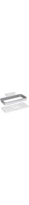 SKEIDO Fashionable Kitchen Cabinet Kitchen Hanging Trash Bag Shelf Household Non-marking Sticker With Lid Trash Can Storage Rack 1pc