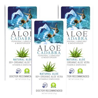 Aloe Cadabra Personal Lubricant Natural Aloe, Natural Aloe, 2.5 Oz (Pack Of 3)